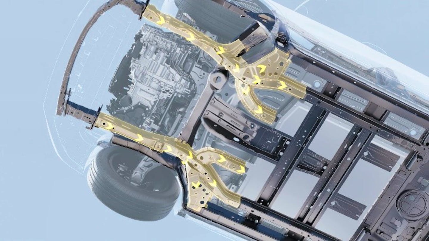 Estrutura integrada da Geely