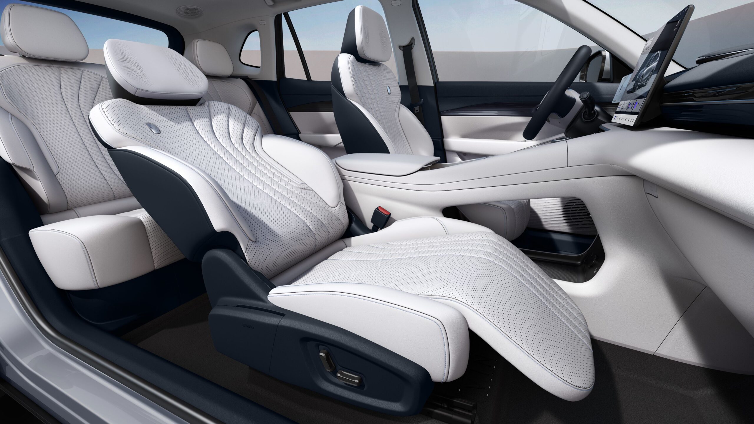 bancos interior detalhe geely e5