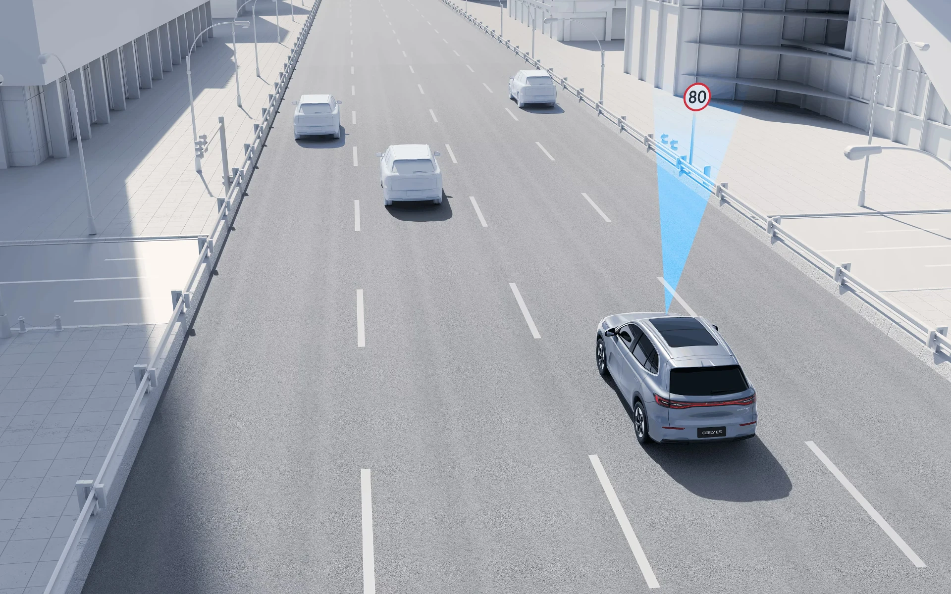Geely E5 - Deteção de Sinais de Trânsito