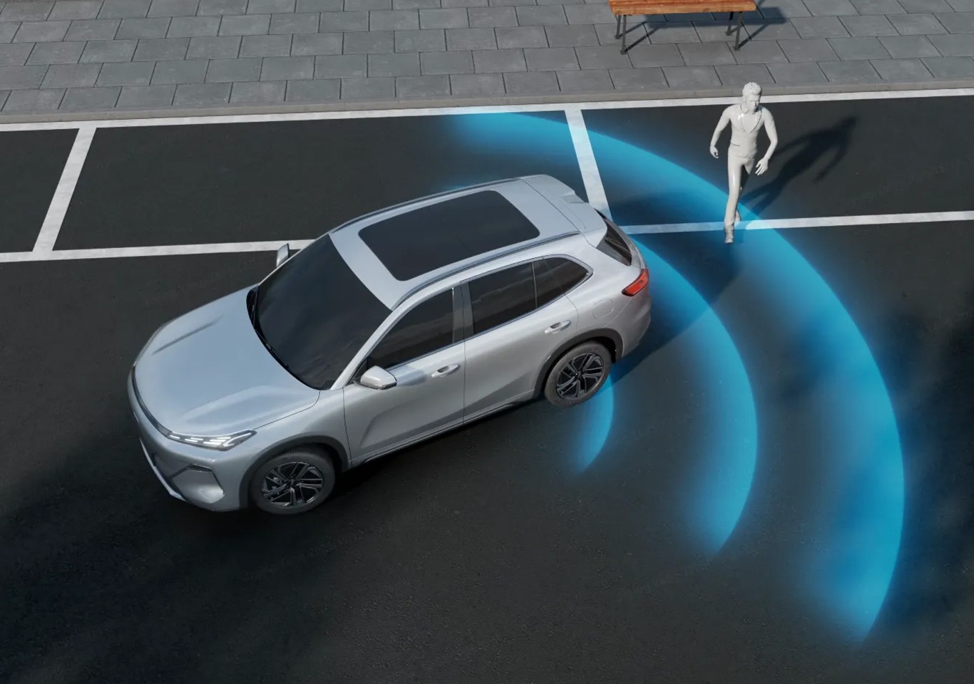 geely sistema de travagem de emergencia